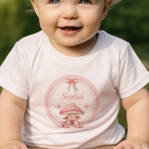 Fairy Girl Mushroom House Birthday  Toddler T-Shirt