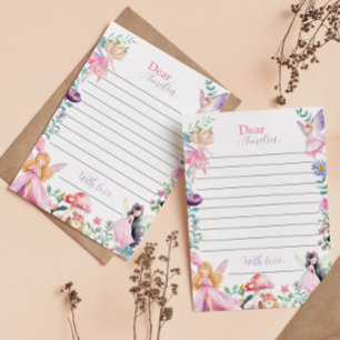 Fairy Girl Time Capsule Note Message Card