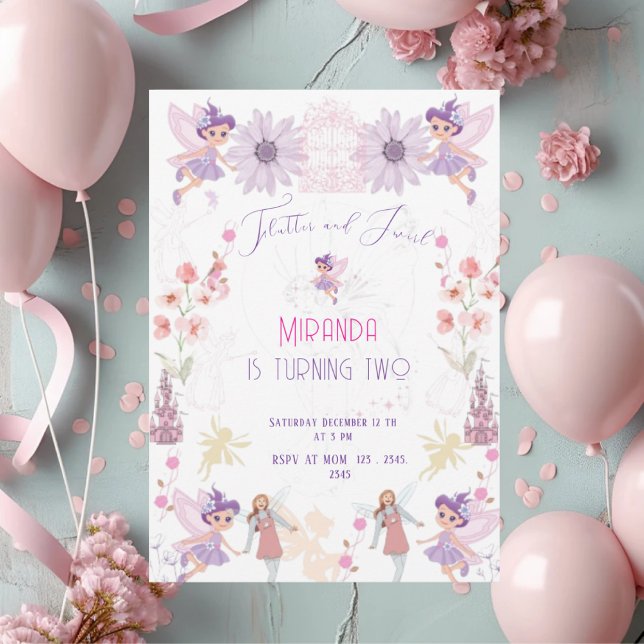 Fairy Girls  Birthday Invitation (Creator Uploaded)