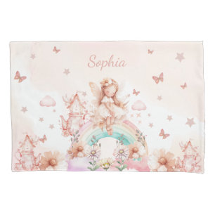 Fairy Girls Magic Teapot Birthday greeting Card Pillowcase