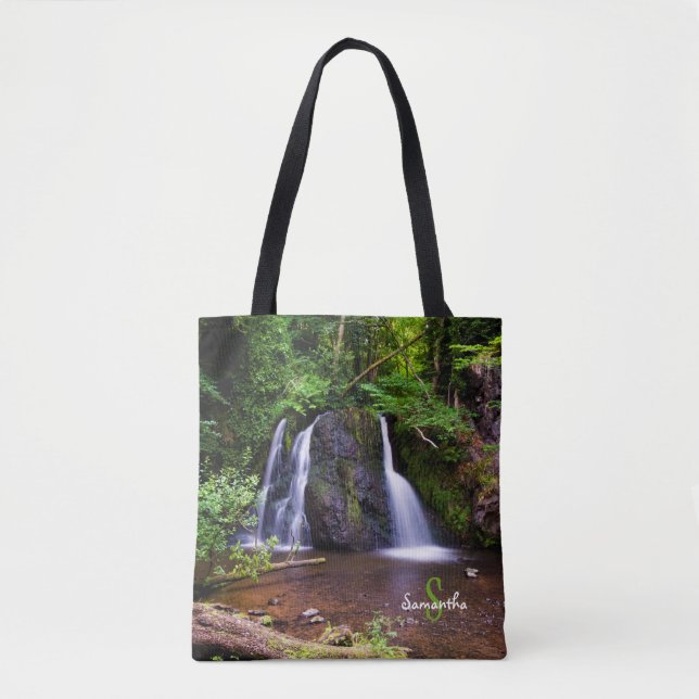 Fairy Glen waterfall, Rosemarkie Tote bag (Front)