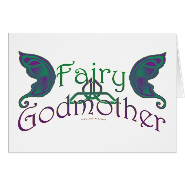 Fairy Godmother Design Cards (Front Horizontal)
