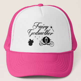 fairy godmother hat, trucker hat, godmother gift trucker hat