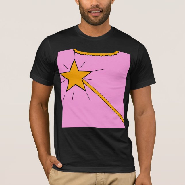 Fairy Godmother With Magic Wand Costume Tee (Front)