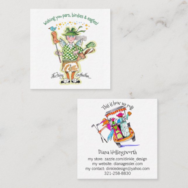 Fairy Golfmother Business Card (Front/Back)