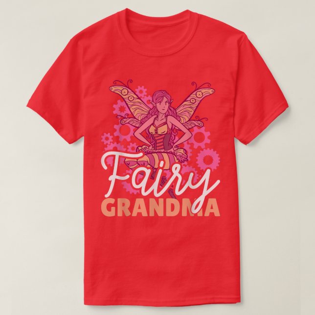 Fairy Grandma  T-Shirt (Design Front)