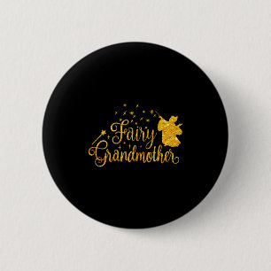 Fairy grandmother fairytales grandma granny mother 6 cm round badge