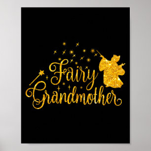 Fairy grandmother fairytales grandma granny mother poster