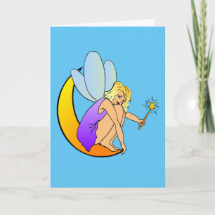FAIRY GREETING CARDS, BLANK INSIDE HOLIDAY CARD