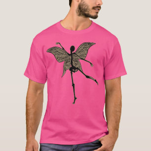 Fairy Grunge Fairycore Aesthetic Dancing Skeleton T-Shirt