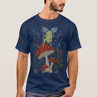 Fairy Grunge Fairycore Aesthetic Frog Butterfly Mu T-Shirt