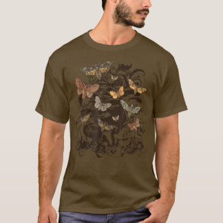 Fairy Grunge Fairycore Aesthetic Luna Moth Mushroo T-Shirt