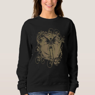Fairy Grunge Fairycore Aesthetic Skeleton Butterfl Sweatshirt