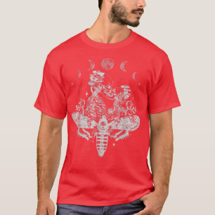 Fairy Grunge Fairycore Aesthetic Skeleton Goth Lun T-Shirt