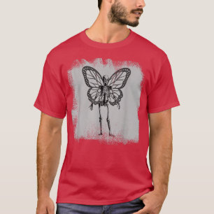 Fairy Grunge Fairycore Skeleton Butterfly Gothic P T-Shirt