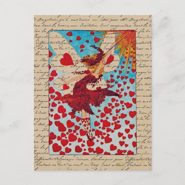 Fairy Hearts CHANGE DESIGN~ Postcard / Invitations (Front)