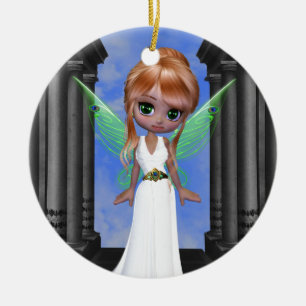 Fairy "Hera" Greek Goddess Ceramic Tree Decoration