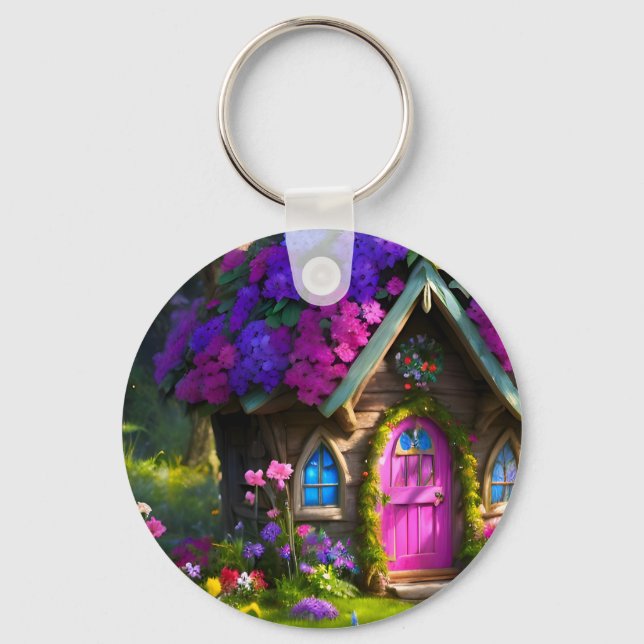 Fairy House Key Ring (Front)