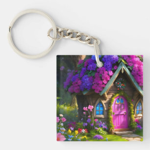 Fairy House Key Ring