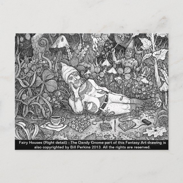 Fairy Houses Postcard #3 (Front)