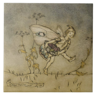Fairy, illustration from 'A Midsummer Night's Drea Tile