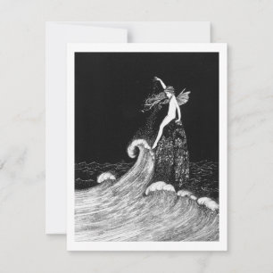 Fairy in Fairyland Vintage Art Card