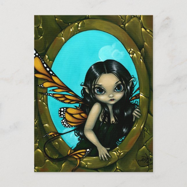 "Fairy in My Window" Postcard (Front)