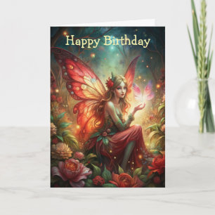 Fairy in Red Card