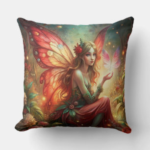 Fairy in red cushion