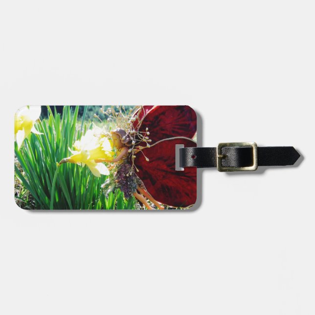 Fairy in the Daffodils Luggage Tag (Front Horizontal)