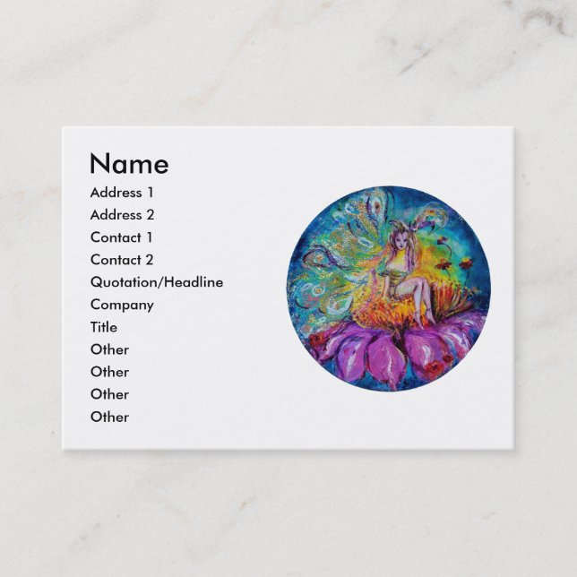 FAIRY IN THE NIGHT BUSINESS CARD (Front)