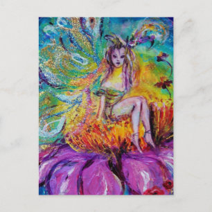 FAIRY IN THE NIGHT detail Postcard
