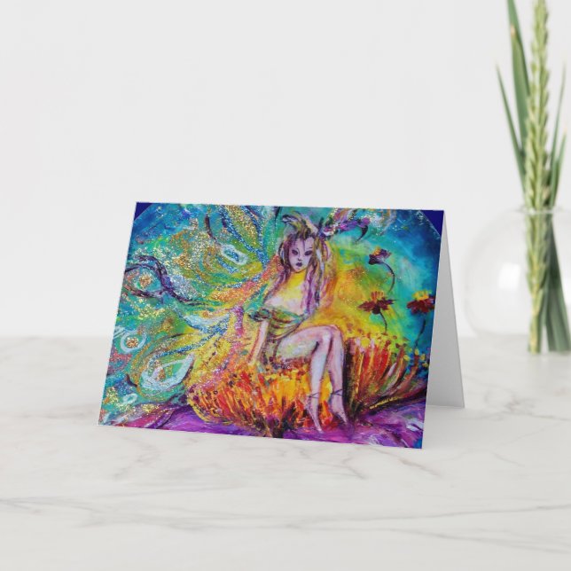 FAIRY IN THE NIGHT HOLIDAY CARD (Front)