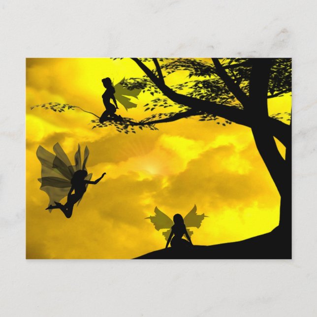 Fairy in the trees postcard (Front)