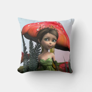 Fairy in Woodland Cushion