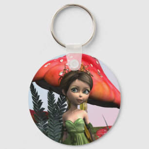 Fairy in Woodland Key Ring