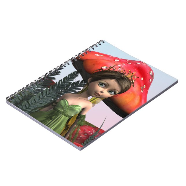 Fairy in Woodland Notebook (Left Side)