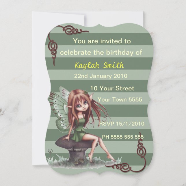 Fairy Invitation (Front)