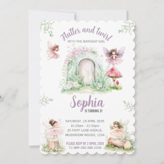 Fairy Invitation Template