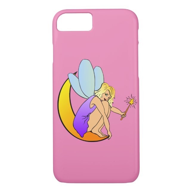 FAIRY iphone case pink (Back)