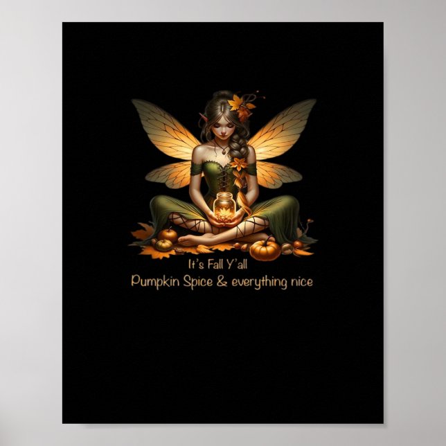Fairy It’s Fall Y’all Poster (Front)