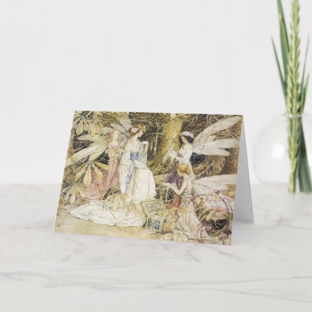 Fairy Jewels Greeting Card (Front)