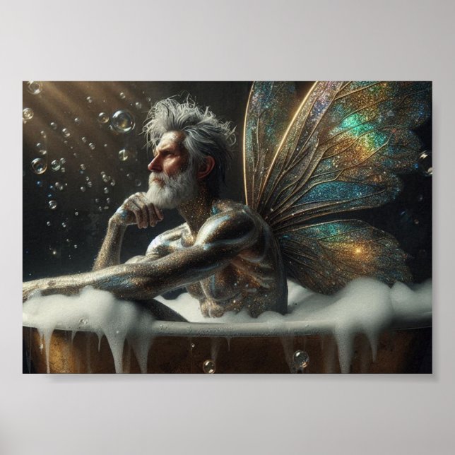 Fairy King Takes a Bath Poster (Front)