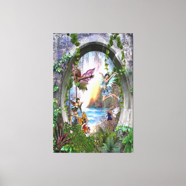Fairy Kingdom Canvas Print (Front)