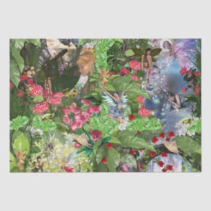 Fairy Kingdom forest dreamland fantasy stories Tissue Paper