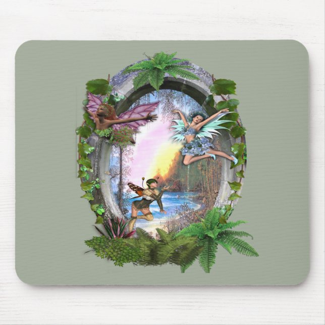 Fairy kingdom mouse mat (Front)