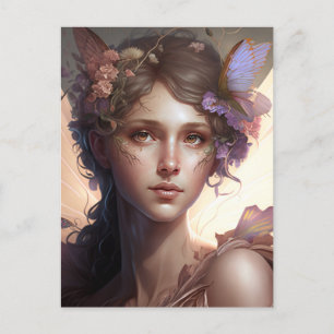 Fairy Lady Fantasy Art Postcard