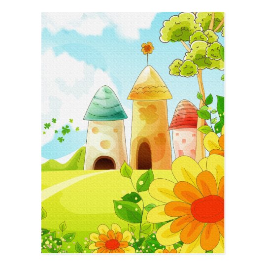 fairy land postcard