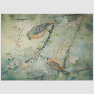 Fairy Land Spring Forest Birds No2 Tissue Paper