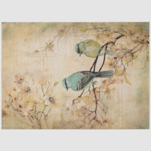 Fairy Land Spring Forest Birds No4 Tissue Paper